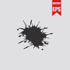 Oil slick icon.Vector illustration.