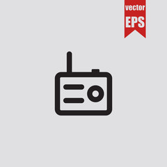 Radio icon.Vector illustration.
