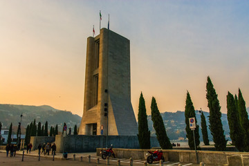 Como, Italy - monument to the fallen