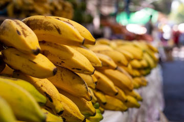 Banana on a open market