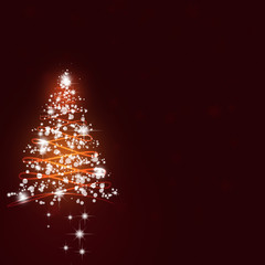 christmas tree of stars
