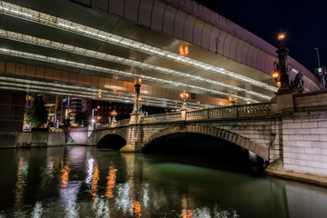 東京 日本橋の夜景