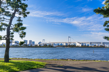 お台場海浜公園の風景