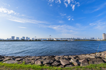 お台場海浜公園の風景