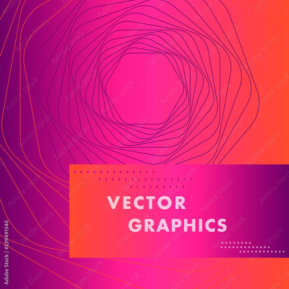 Leinwandbilder vector hexagon shapes, repeating hexagon and geometric connect design