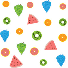background of bright fruit pattern