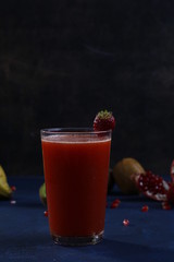 healthy pomegranate juice