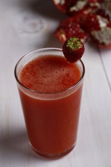 healthy pomegranate juice