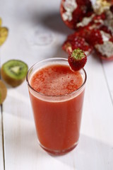 healthy pomegranate juice