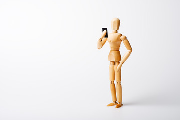 Gliederfigur mit Smartphone