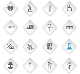 medicine icon set