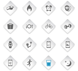 monitoring apps icon set