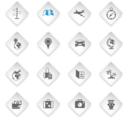 travel icon set