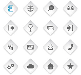 web tools icon set