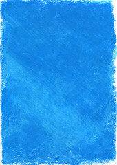 青いクレヨンの背景グラフィック素材