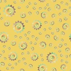 Fototapeta premium Seamless pattern of the ornaments