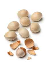 Fresh raw ginkgo biloba nuts