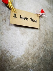 Beautiful message hanging on the wall to your loved one