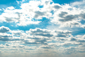 Obraz premium white clouds in the blue sky