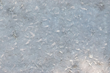 ice crystals as a background