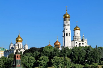 Fototapeta na wymiar Temples of the Moscow Kremlin