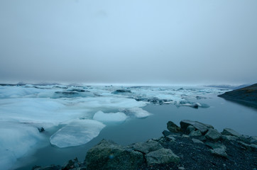 Fototapeta premium ヴァトナ氷河