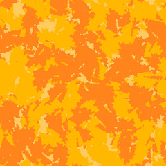 UFO urban camouflage of various shades of orange and yellow colors