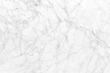 White marble texture in natural pattern for background and design art work.