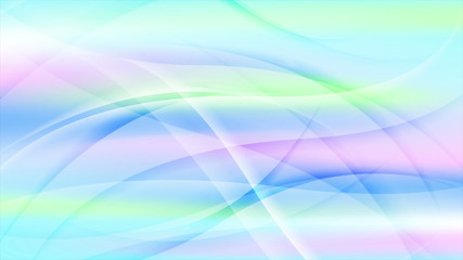 Colorful smooth waves abstract background