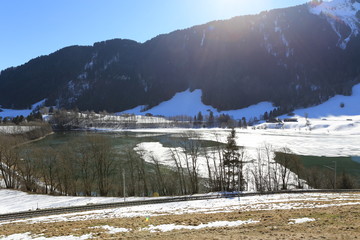fotografias de paisajes varios nieve arboles montañas 
