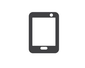 mobile phone glyph solid icon illustration vector,mobile phone icon illustration