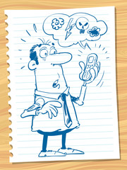 an unpleasant phone call