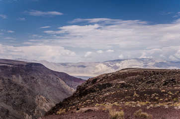 View of the Panamint Mountains in Death Valley National Park