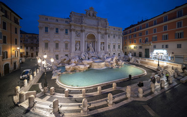 Fototapeta premium Fontanna di Trevi, Rzym