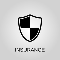 Insurance icon. Insurance concept symbol design. Stock - Vector illustration can be used for web.
