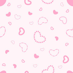 Heart pattern seamless background