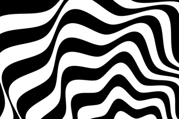 Black and white optical art background