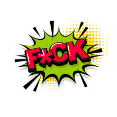 Comic text collection sound effects pop art style