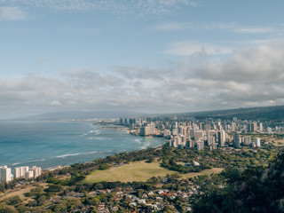 Obraz premium Waikiki, Honolulu, Oahu, Hawaii