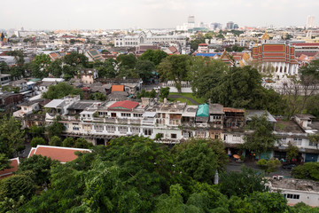 Fototapeta na wymiar Vista panorámica de Bangkok