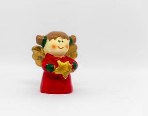 little ceramic angel, symbol of love and happiness