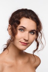 Portrait of an elegant young woman