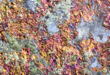 bright colors chalcopyrite texture macro