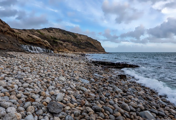 Osmington Mills Beach in Dorset in England