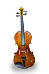 Obraz na płótnie Canvas Violin isolated on white background. This has clipping path.