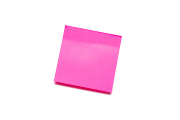 Colorful sticky notes isolated on white background