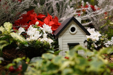 Fototapeta na wymiar 箱庭のクリスマス