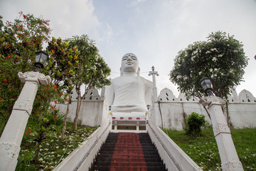 Bahirawakanda Vihara Buddha Statue in Kandy, Sri Lanka