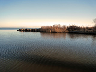 Strand in Ueckerm&uuml;nde im Herbst