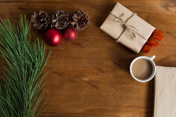 Christmas background Toys Gifts new year bumps decor 2019 2020